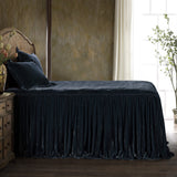 Stella Faux Silk Velvet Bedspread Set