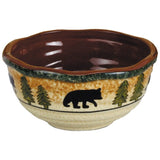 Rustic Bear 16PC Ceramic Dinnerware Set