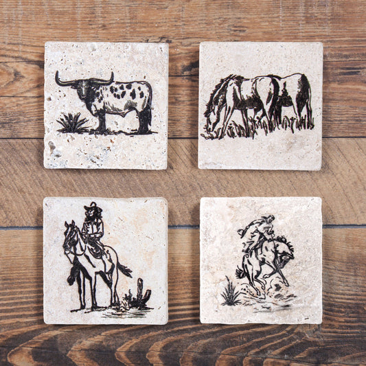 Ranch Life Coaster, Set of 4