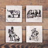 Ranch Life Coaster, Set of 4