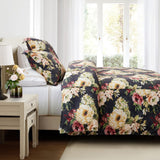 Peony Washed Linen Bedding Set