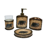Bear 4PC Bath Countertop Accessory Set