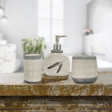 Feather Design 3PC Countertop Bathroom Set
