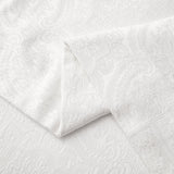 Liza White Matelassé Coverlet Set, Queen