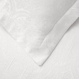 Liza White Matelassé Coverlet Set, Queen