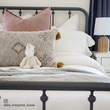 Stonewashed Cotton Waffle Weave Coverlet