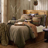 Highland Lodge Olive Single Panel Curtain
