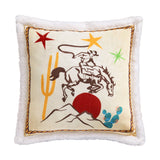 Western Adventure Campfire Sherpa Throw