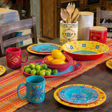 Bonita Melamine Collection Dinner Plates, Set of 4
