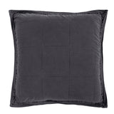Stonewashed Cotton Canvas Euro Sham