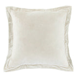 Stella Faux Silk Velvet Flanged Euro Sham