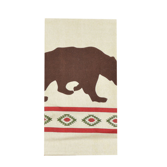 Aztec Bear Tea Towel, Set of 5