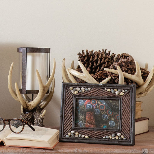 River Rock Picture Frame