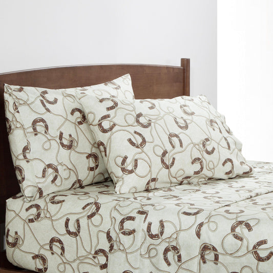 Pierre Equestrian 350TC Cotton Sateen Sheet Set