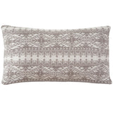 Fair Isle Knit Body Pillow, Taupe