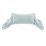 Stella Faux Silk Velvet Long Ruffled Pillow