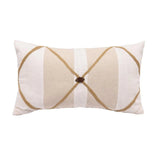 Linen Lumbar Pillow w/ Button