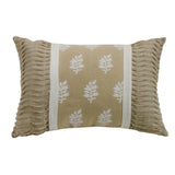 Oblong Rouching Ends Pillow