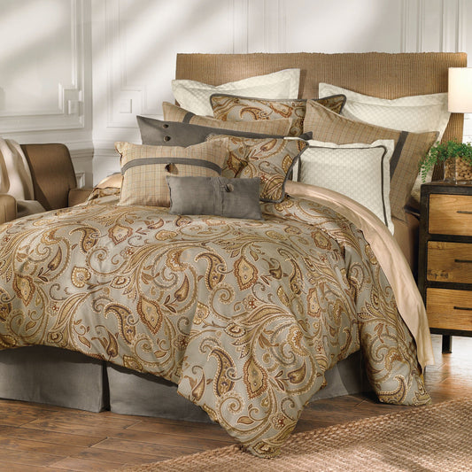 Piedmont Paisley Tufted Lumbar Pillow