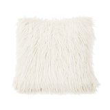 Mongolian Faux Fur Throw Pillow