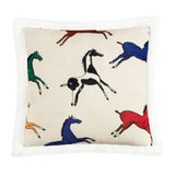 Wild Horses Campfire Sherpa Pillow