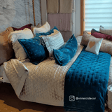 Stella Faux Silk Velvet Long Lumbar Pillow