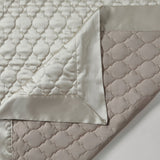 High Shine Satin Quatrefoil Quilt