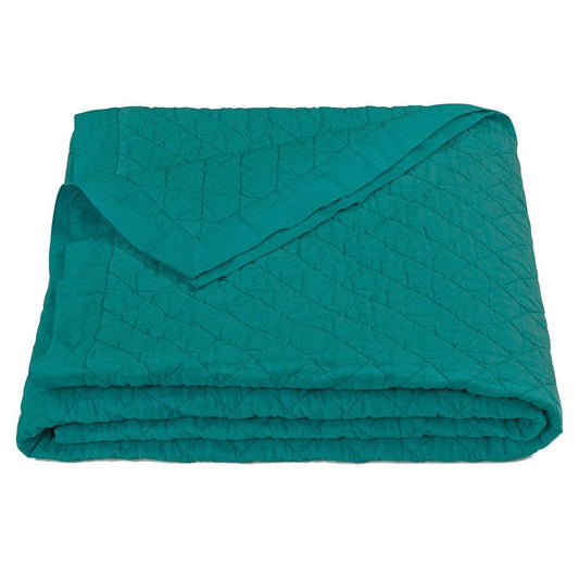 Linen Cotton Diamond Quilt, Full/Queen, 4 Colors