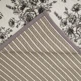 Lyla Floral Print Reversible Quilt Set