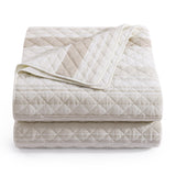 Mystic Stripe Cotton Gauze Quilt Set