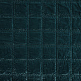 Stella Faux Silk Velvet Double Box Stitch Quilt Set