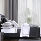 Stella Faux Silk Velvet Pintuck Quilt