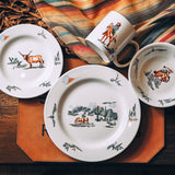 Ranch Life Cowgirl Mug, Set of 4