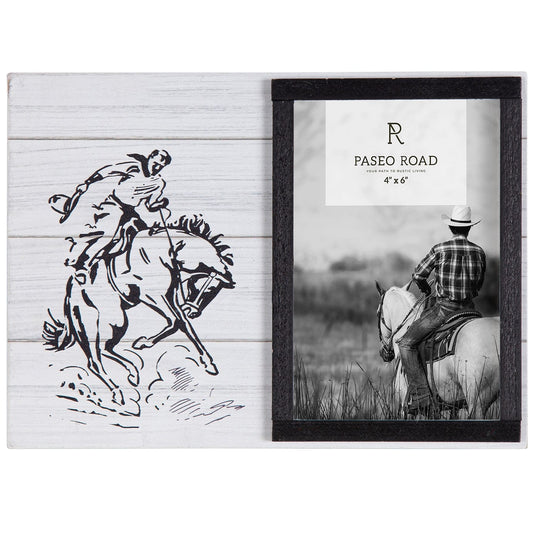 Ranch Life Bronc Rider Picture Frame