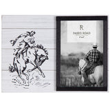 Ranch Life Bronc Rider Picture Frame