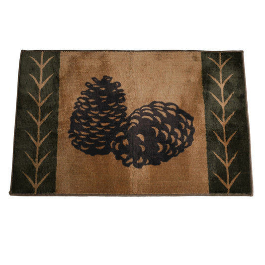Pine Cone Kitchen/Bath Rug