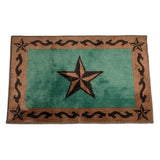 Star Scroll Motif Rug