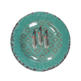 Feather Melamine Salad Plates, Set of 4