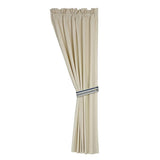 Beaufort Natural Canvas Curtain Panel Set (PAIR)
