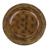 Round Barbwire Iron Tray, 14"