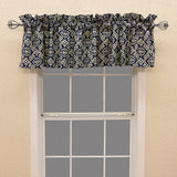 St. Clair Navy & White Cotton Kitchen Valance