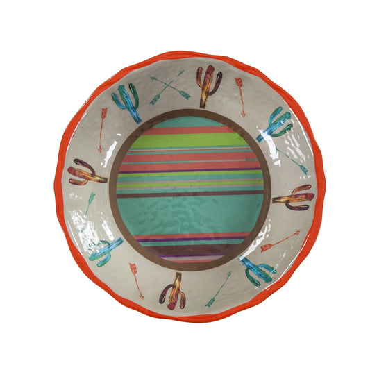 Saguaro Cactus Melamine Serving Bowl