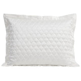 High Shine Satin Quatrefoil Quilt Pillow Sham Set