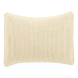 Stonewashed Cotton Quilted Velvet Pillow Sham, King