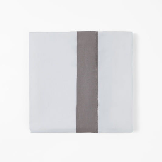 Flange Design 350TC Cotton Sateen Sheet Set, Gray