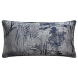 Pastoral Jacquard Lumbar Decorative Pillow