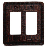 Resin Gator Double Rocker Wall Switch Plate