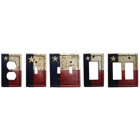 Texas Double Rocker Wall Switch Plate