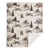 White Pine Campfire Sherpa Throw