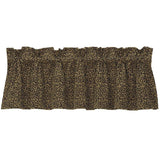 Adrienne Leopard Kitchen Valance